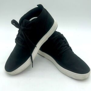 Timberland Men's Davis Square Chukka Shoes - Black Nubuck Size 9